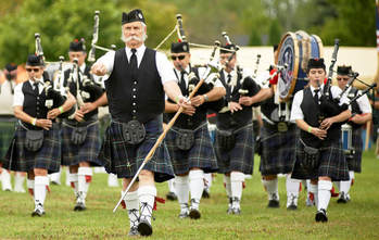 Picture of pipe band